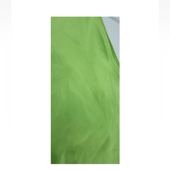 NWT Nike Jordan Asymmetric One-Shoulder Active Crop Top - Neon Green, Size L - Picture 5 of 7